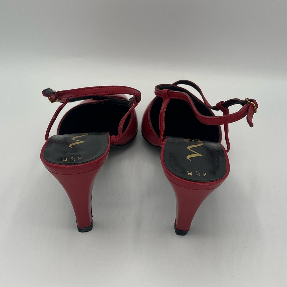 Red Nina Heels Size 6.5 - Picture 5 of 11